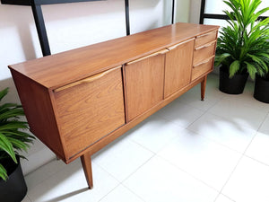 Mid Century Vintage Teak Sideboard Danish Style Restored 1960's Superb Condition