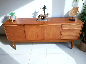 Mid Century Vintage Teak Sideboard Danish Style Restored 1960's Superb Condition