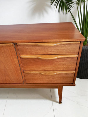 Mid Century Vintage Teak Sideboard Danish Style Restored 1960's Superb Condition