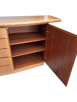 Vintage Mid Century Sideboard TV Unit Cabinet Scandinavian Danish Skovby Teak Restored