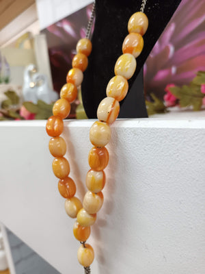 Vintage Amber Butterscotch Worry Beads Prayer Beads