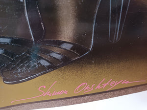 Vintage XXL Print Gallery Pop Art Serigraph "Cover Girls" Framed Glazed Shimon Okshteyn 1984 154cm H x 120cm W