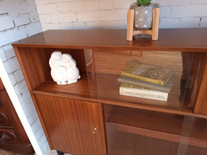 Nathan Teak Sideboard Drinks Cabinet Mid Century Bookcase Vintage Retro RARE