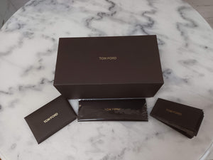 Pair TOM FORD Authentic Gift Box Brown Gift Presentation Box Vintage & Card Sunglasses Cloth